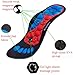 Magnetic Insoles for Enhancing Comfort and Support, Foot Massage Insoles with Acupressure, Pressure Point Insoles That Promote Blood Circulation (Black red, L(Men 9.5-12/Women 10.5-13))