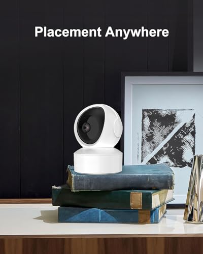 Image of 4MP Indoor Wireless Security Camera, 2.4 /5GHz WiFi Cam with PTZ Auto Tracking, Inside Camera for House Pet Dog Cat,Home Security,Motion Detection, Night Vision, 24 /7 Recording, 2-Way Talk