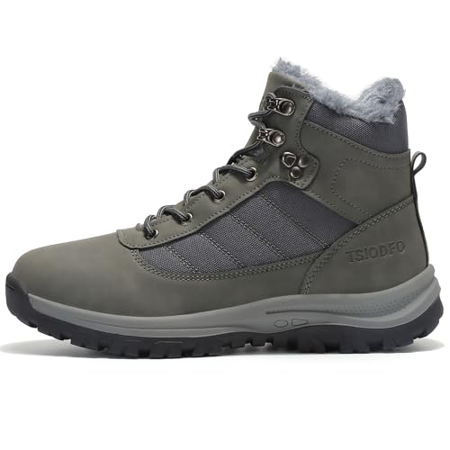 SKDOIUL Men's Winter Outdoor Snow Boots Shoes2