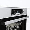 Hisense BI64211PX Four multifonction - Cavité XXL de 77L, Pyrolyse, 13 Fonctions, Fonction Pizza 300°C, AirFry, Affichage LED, Inox, Classe A+