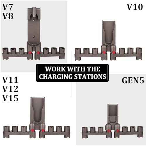 Attachments Mount Holders Compatible with Dyson Gen 5 Gen5 V15 V12 V11 V10 V8 V7 Vacuum Cleaner Accessories Storage Tool Replacement Parts - Image 3