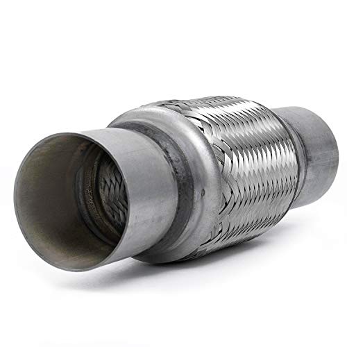 Rp Remarkable Power, Rk7545-2.5" X 6" Heavy Duty Stainless Steel Exhaust Flex Pipe 10" Ol #TOP6