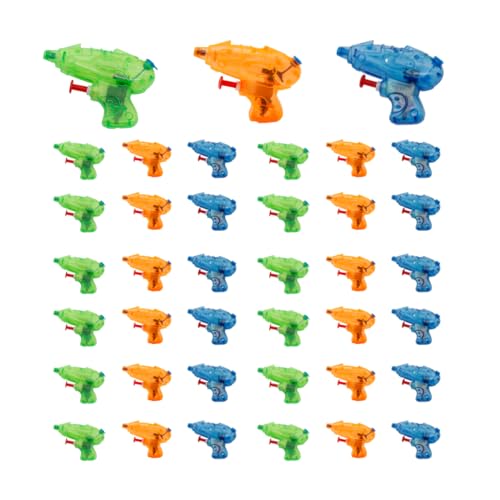 AMATOYS Pack de 36 Mini Pistolas De Agua para Niños - Juguete Divertido De Verano - Ideal para Playa, Piscina Y Jardín - Fáciles De Usar - Cumpleaños