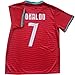 ORGBRAIN #7 Ronaldo Kids Football Soccer Jersey/Shorts/Socks Kit Youth Sizes (Red,30,11-12 Years)