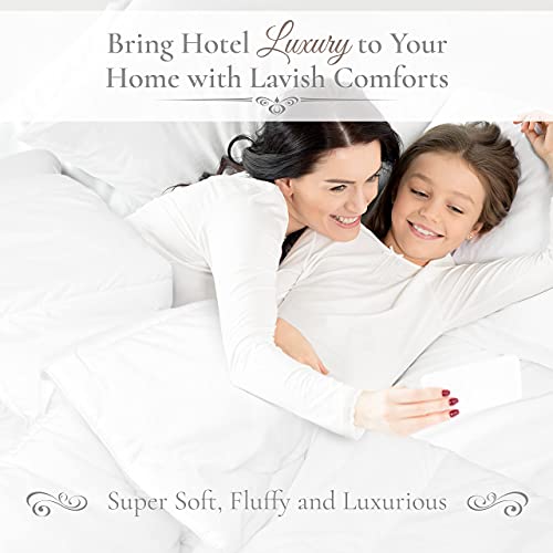 Lavish Comforts B01LX5UR58 Down Alternative Comforter King Size - Fluffy Duvet Insert thumb #7