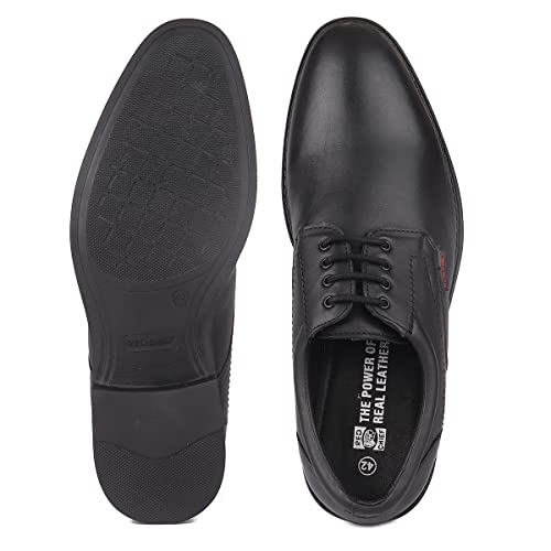 Image of Red Chief Formal Derby Shoes for Men Black