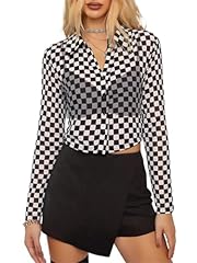 X Checkered Print