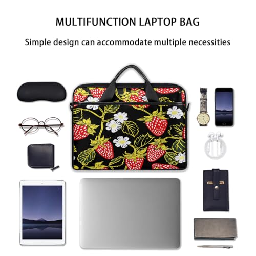 Bolso para laptop 15 pulgadas con diseño de fresas miniatura 7