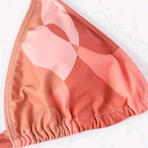 ODASDO Women's Sexy 3 Piece Swimsuits Halter Triangle Bikini Sets with Long Sleeve Mesh Cover Ups Romper Bathing Suits4