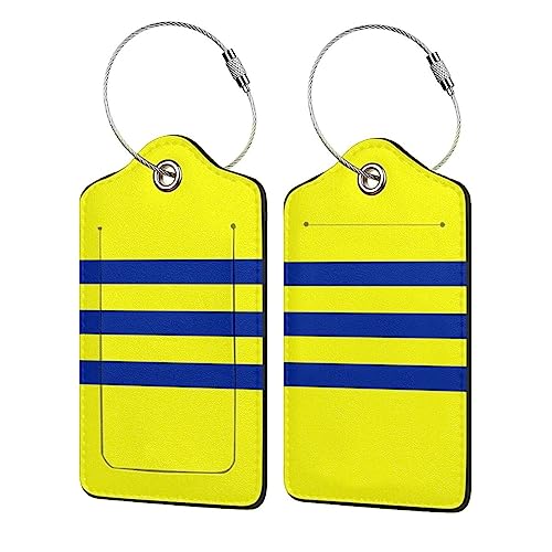 Étiquettes de bagage en cuir synthétique de qualité supérieure pour bagages