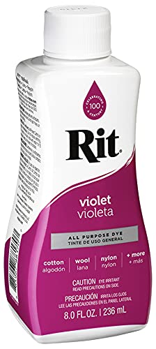 Rit Dye Liquid Fabric Dye, 8-Ounce, Violet #TOP1
