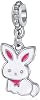 Dangle Rabbit Charm Bead