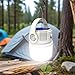 Dual Charging Solar Camping Lights with Strong Portable Light, Long-Lasting Lithium Battery for Outdoors