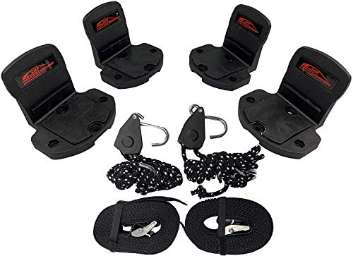 Car Racks & Carriers Kayak/Canoe Carrier Universal Kayak Rack Canoe Carrier with Bow and Stern Lines - Thumbnail 3