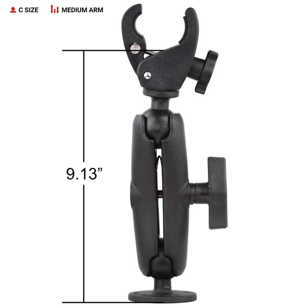 RAM Mounts UNPKD RAM Tough-Claw W/Round Base, RAP-400-202U (Base)