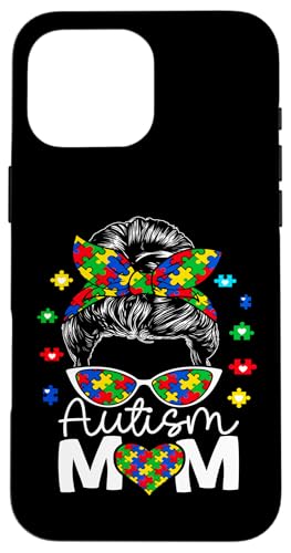 Proud Autism Mom Women Mother's Day Autism Awareness Mom �X�}�z�P�[�X iPhone 16 Pro Max �p