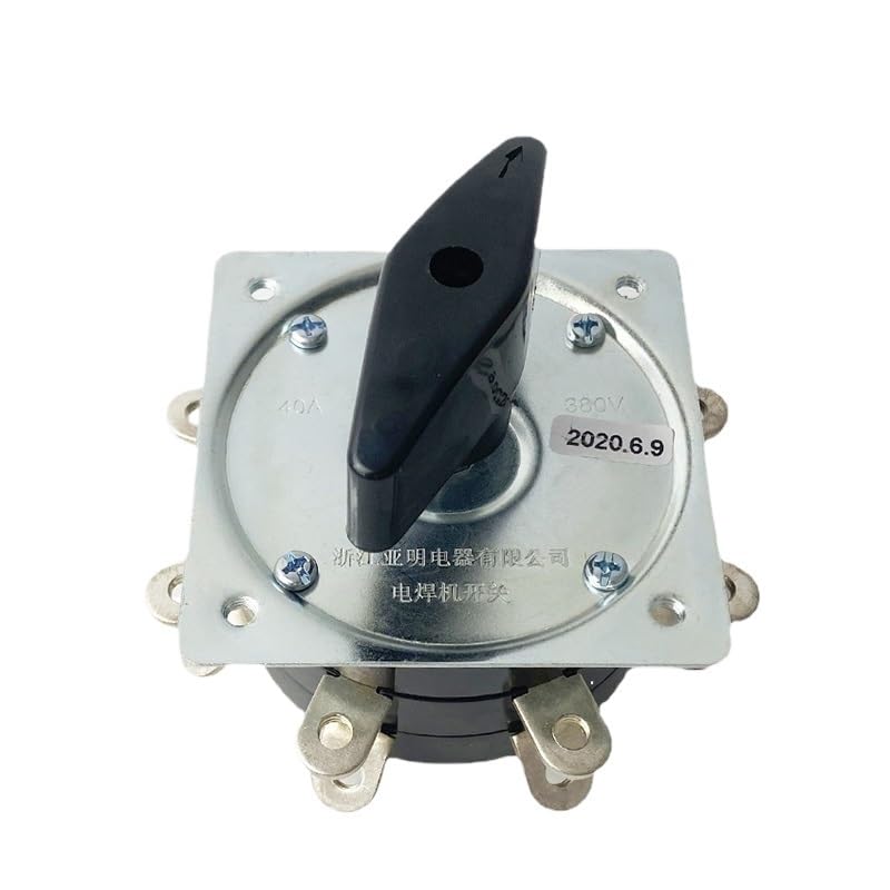 40A Contactor 8 Position Two Poles 16 Pins for Welding Machine Rotary Copper Pin