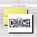 Personalized Cheerleading Purple Coach Thank You Card, 5