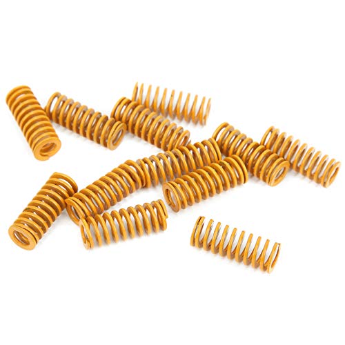 YWBL-WH Metal Extruder Kit, Stable and Portable 3D Printer Parts Spring 24Pcs 25 X 8mm, Convenient Use with Large Quanti