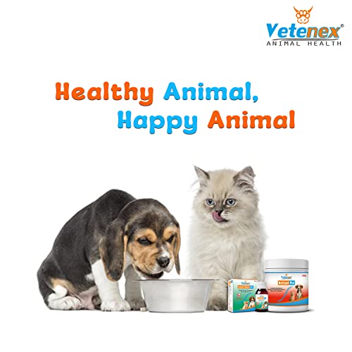 Herbal Dewormer & Growth Booster Supplement, Immunity & Weight Gain for Puppy and Cats - Pack of 2