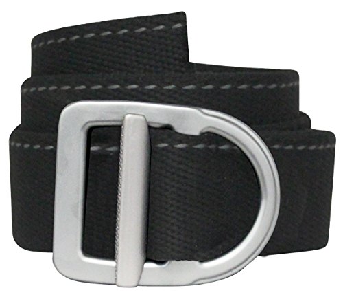 Bison Designs Delta Belt - by - Light Duty 38mm - USA Made - Stitch XL, Black, up to 46