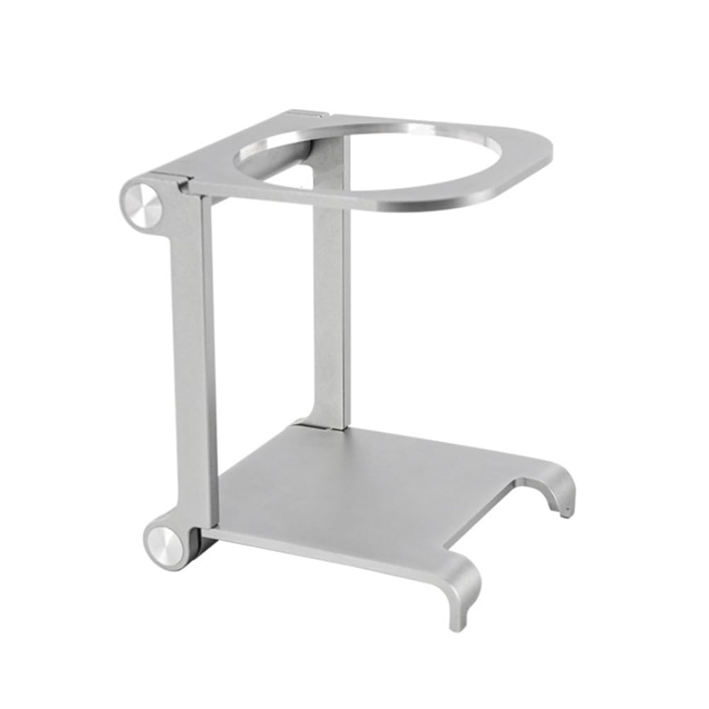 Porta goccia da caffè pieghevole in lega di alluminio, supporto per espresso, portatile, da viaggio, all'aperto, con attrezzi, supporto per macchina da caffè, 8 x 9,5 x 11 cm