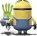 Minions toys Rise of Gru Stuart Button Activated Action Figure Approx 4-in with Sticky Hand Accessory, Gift for Kids Ages 4 Years & Older