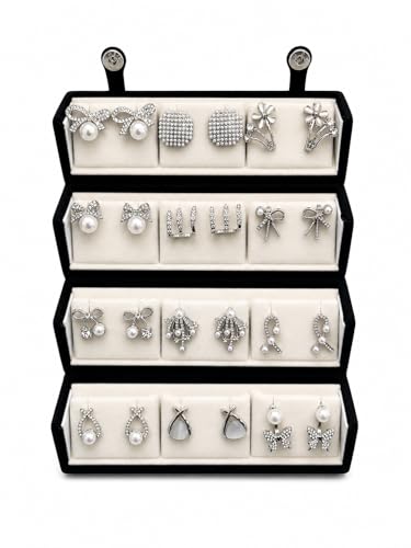 Image of Shining Diva Fashion 12 Pairs Set Earrings for Women Girls with Stylish Organizer Box | Valentine Birthday Rakshabandhan Gifts for Girls Girlfriend Wife Sister