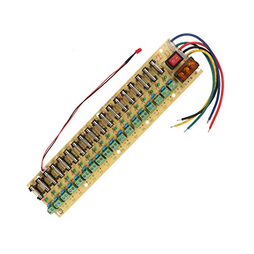 Aexit 18CH PCB Batteries, Chargers & Accessories Automatic Recovery Terminal Wiring Circuit Board for PDUs Power Supply