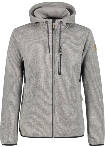 Chaqueta ICEPEAK MANAWA GRIS CLARO para senderismo de montaña y outdoor