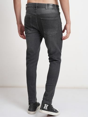 Image of Highlander Mens Tapered Fit Denim Jeans for Man|Regular Length|Mid-Rise|Stretchable Fabric for Comfort fit| Jeans for Man | Men Jeans
