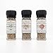 Seasoned Essentials | Gourmet Smoked Sea Salt Grinder Variety Pack (3 Pack) | Rich, Smoked Salt Variety Pack to Add Divine Flavor on Meat, Fish, Veggies and Much More!