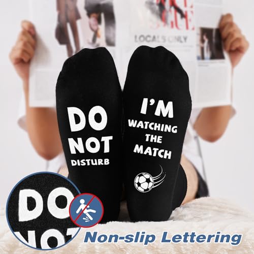 Funny Socks Men, Funny Football Gifts for Men, Non-Slip Combed Cotton Mens Novelty Socks 1 pair, Christmas Birthday Anniversary Mens Novelty Gifts for Husband Dad Brother, Size 6-11 - Image 6