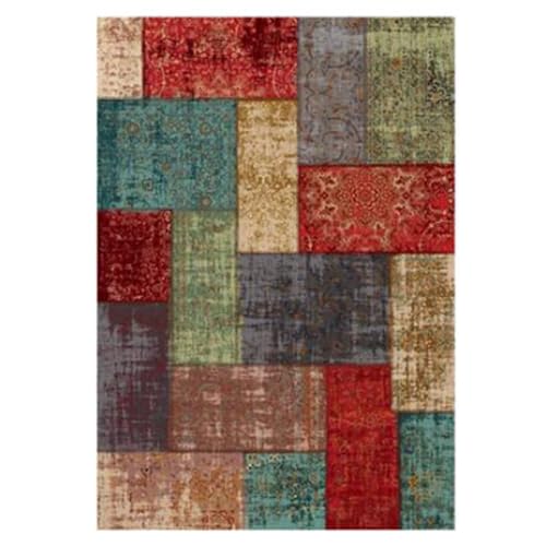 Tapis de passage antidérapant et lavable en machine style rétro - 2