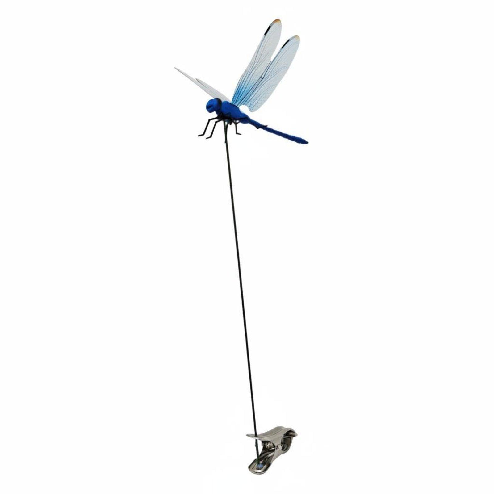 Dragonfly Garden Decor Lifelike Design Dragonfly Plant Clipd Realistic Appearance for Gardeners, Flower Beds, Potted Plants, Balcony Blue|Home & Garden| Home D?©cor| Floral D?©cor-image-43