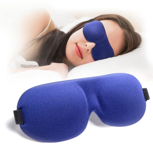 Sleep Mask For Back And Side Sleeper, 100% Block Out Light, Eye Mask Sleeping Of 3D Night Blindfold, Ultralight Travel Eye Cover #TOP22