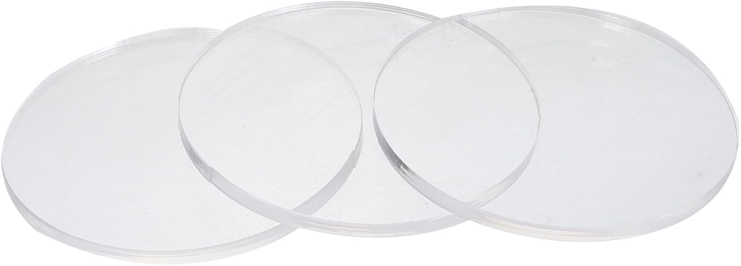 Texture Mats for Clay 3pcs Round Clay Pressing Plates Sculpting Tools Diy Supplies