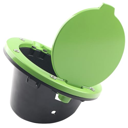 image for PKEDUO Green Gas Cap Cover Fuel Filler Door Cover Compatible with 2007