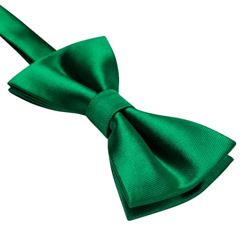 Image of HISDERN Bow Ties for Boys Pre Tied Toddler Bow Tie Adjustable Kids Bowties Clip On Fun Patterned Bowties for Wedding Party