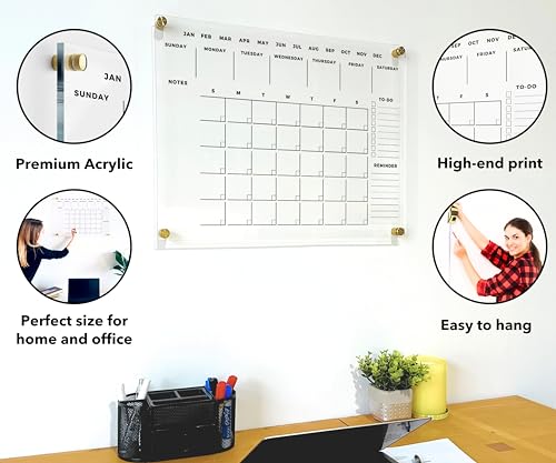 Clicked Craft Premium Acrylic Wall Calendar thumb #1