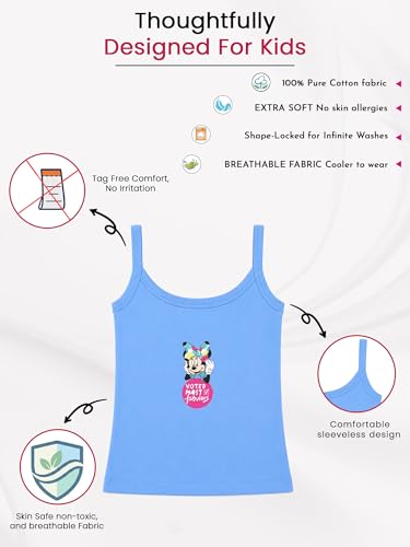 Image of BODYCARE Unisex Baby Vest Sleeveless Cotton Baniyan | Kid's Sando Baniyan, Kids Vest | Soft & Breathable Baby Jabla |Toddler Innerwear for Boys & Girls, Cute Prints | Multicolor| Pack of 3
