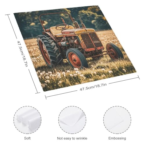 Servilletas de Tela Cuadradas de Poliéster 47.5x47.5 cm miniatura 2