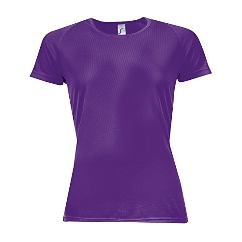 Preisvergleich Produktbild Sols Sporty Damen T-Shirt, kurzärmlig (M) (Lila)