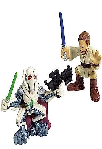 Hasbro 85400 Star Wars Galactic Heroes Mini-Figure 2 Pack - Obi-Wan Kenobi & General Grievous