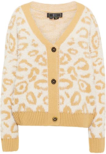 Cardigan en tricot femme IMANE - Gilet décontracté à manches longues pour l'automne