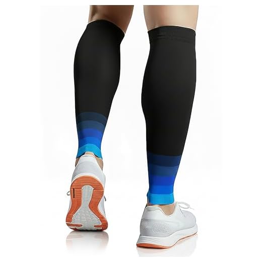 aZengear Mangas de Compresión para Pantorrillas Hombres y Mujeres, Medias Compresivas, Calcetines de Soporte para Deporte, Correr (XXL)