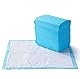 Amazon Basics Strapazierfähige Trainingspads für Hunde und Welpen, auslaufsicheres Design mit schnell trocknender Oberfläche, Normal (80Stück), Blau/Weiß