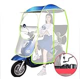 * Klare PVC vorderer Block: silberbeschichtete regendicht Tuch. Klare und transparente PVC Vorder- und Rückseite Block, stark und haltbar.