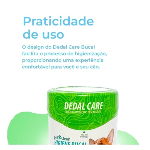 Dedal Care Bucal Pet Clean 30 Unidades