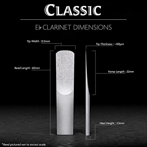 Légère Reeds Premium Synthetic Woodwind Reed, Eb Clarinet, Classic, Strength 3.0 (Ebc3.00) #TOP1